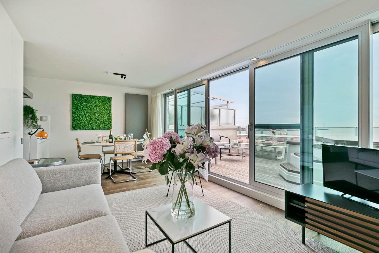 Apartamento Modern Penthouse With Stunning Sea-View, Sauna And 2 Large Terraces! Knokke-Heist Exterior foto